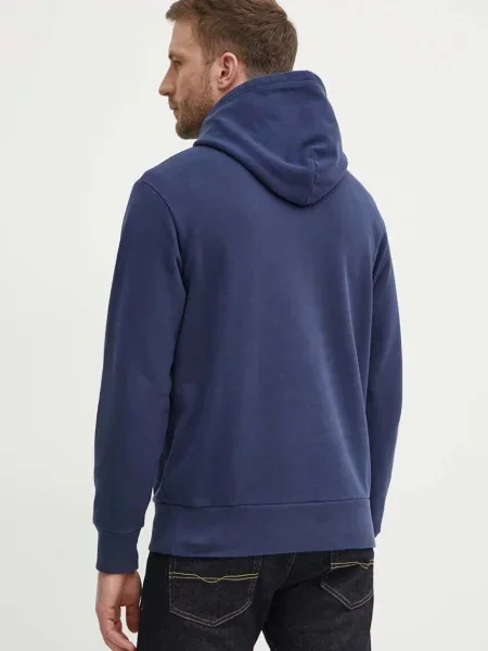 Однотонный свитер Polo Ralph Lauren с капюшоном синий