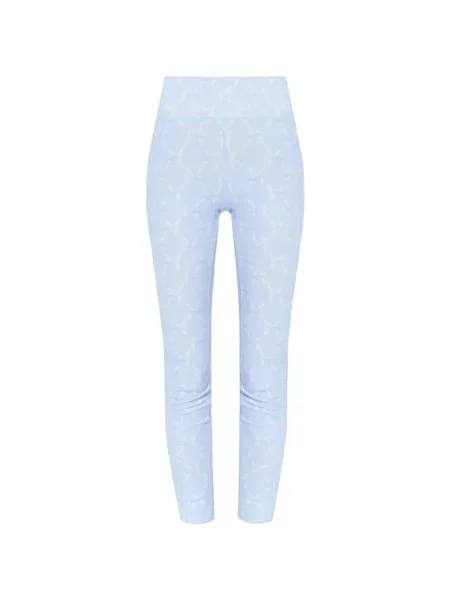 Spodnie Loveshackfancy z kokardką niebieskie