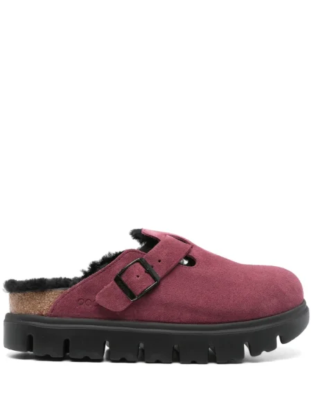 Papuci tip mules Birkenstock violet
