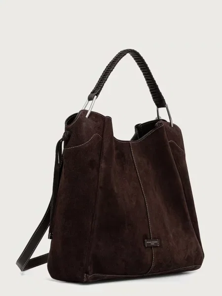 Geantă shopper Gianni Chiarini din piele maro