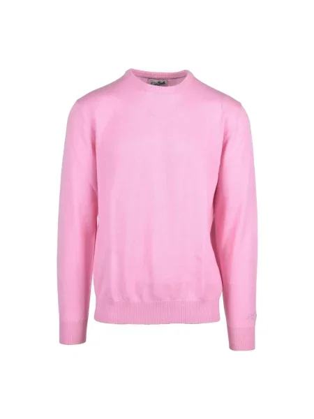 Sweter Mc2 Saint Barth wełniany różowy