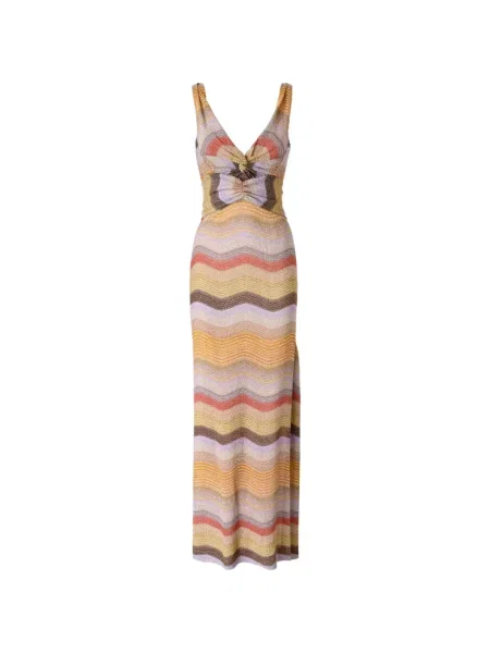 Rochie Missoni tricotate portocaliu