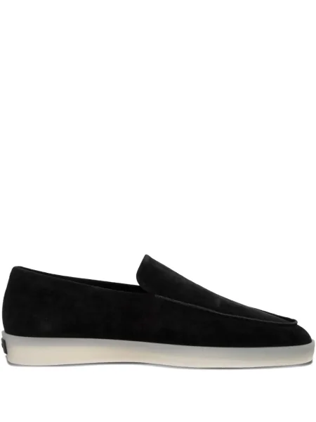 Pantofi loafer Fear Of God din piele de căprioară negru