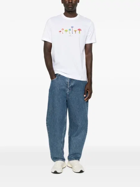 Tricou Ps Paul Smith cu imagine alb