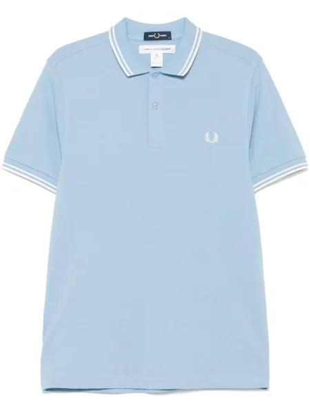Polo Comme Des Garçons Shirt cu dungi albastru