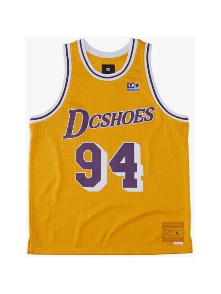 Koszulka DC Shoes Showtime bez rękawów pomarańczowo-niebieska M niebieska