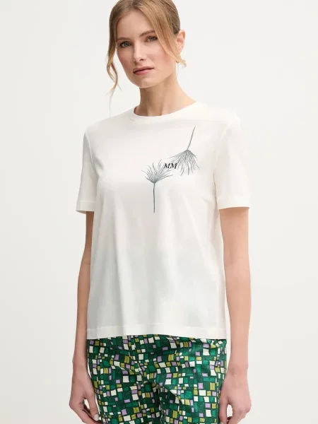 MM t-shirt beżowy