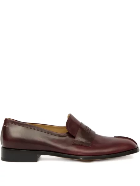 Pantofi loafer Mm6 Maison Margiela din piele roșu