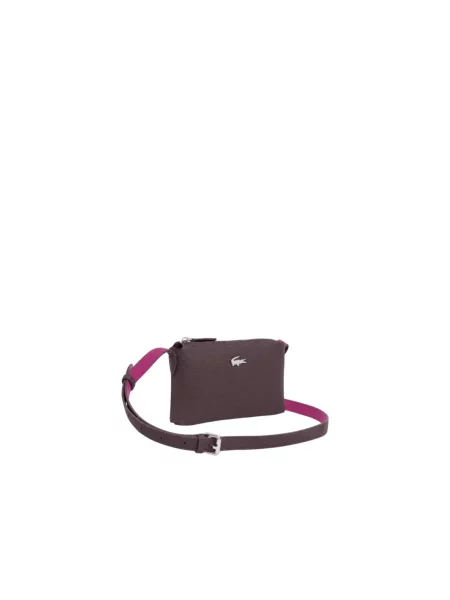 Torebka crossbody Lacoste fioletowa
