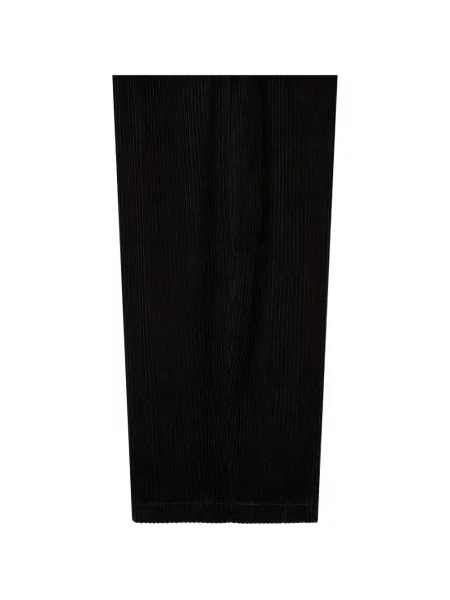 Pantaloni Tomboy de catifea cord negru