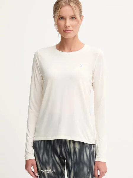 Dolga majica za jogo Hummel bež