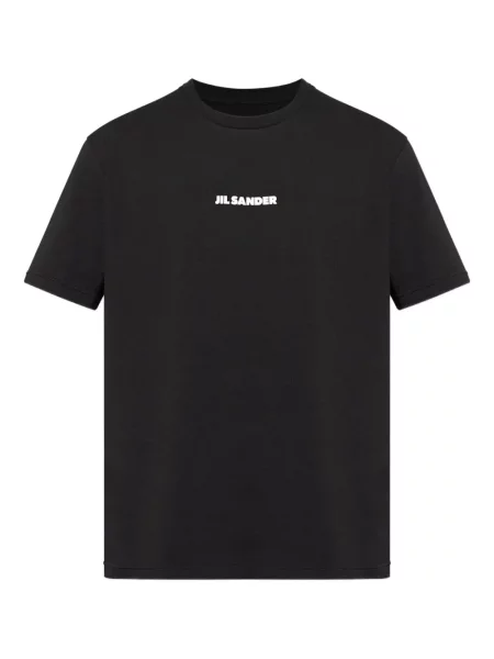 Tricou Jil Sander cu imagine negru