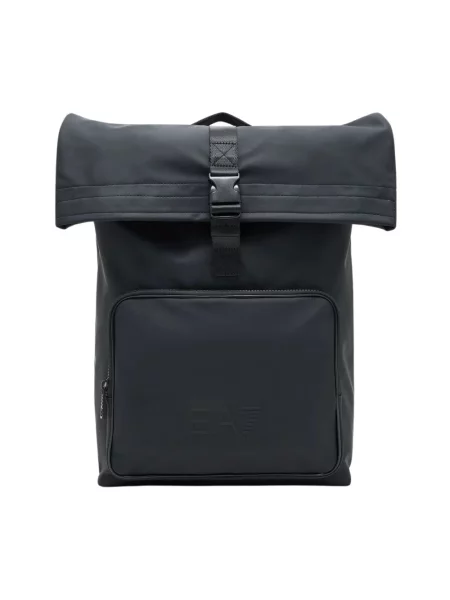 Emporio Armani plecak duży gładki czarny