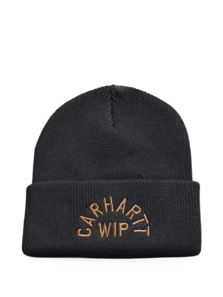 Căciulă Carhartt Wip cu broderie tricotate negru
