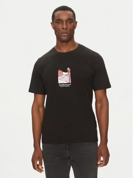 T-Shirt Jack&Jones μαύρο