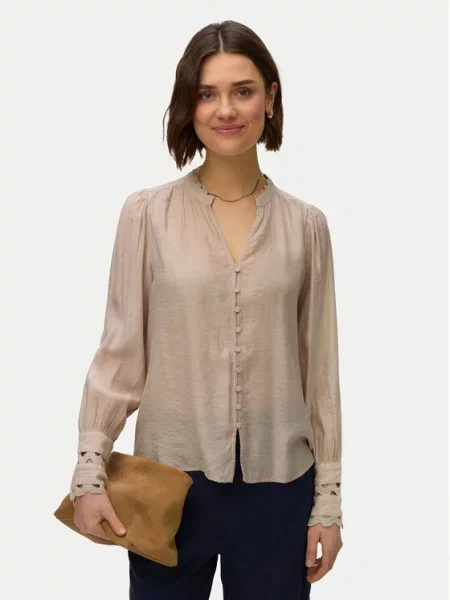 Vero Moda Marškiniai Irina smėlio