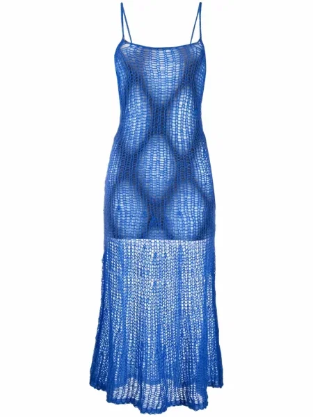 Rochie Diesel tricotate evazată albastru