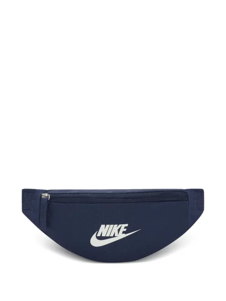 Șapcă Nike tricotate cu imagine cu decolteu rotund albastru