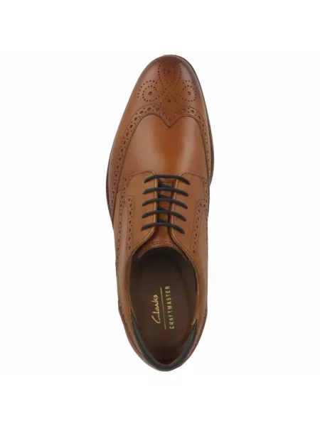 Półbuty Clarks brązowe