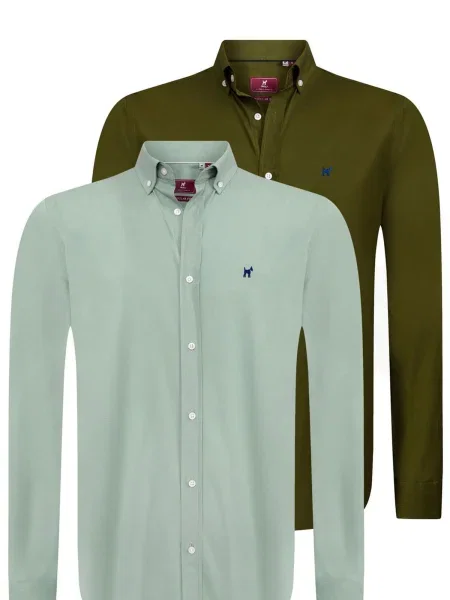 Williot Košile námořnická modř zelená