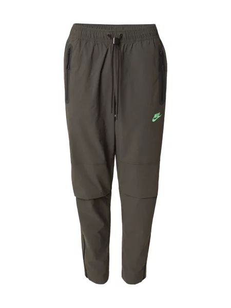 Nike Sportswear Pantaloni limetă / închis verde