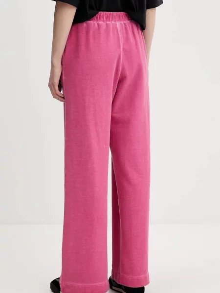 Legginsy Karl Lagerfeld Jeans różowe