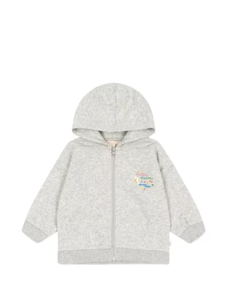 Bluza z kapturem dziecięca Konges Sløjd szara