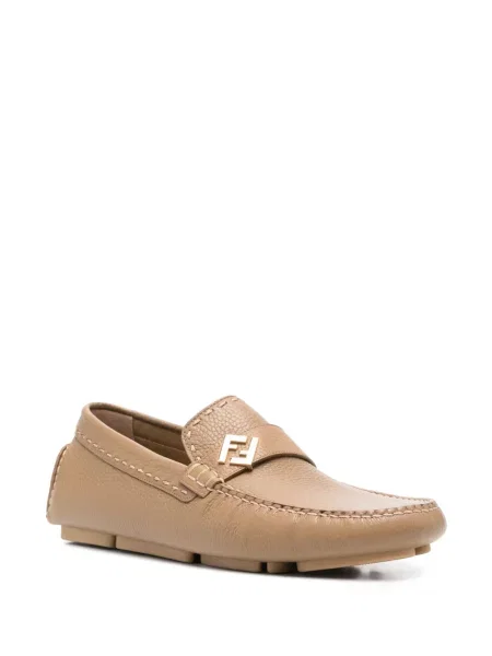 Pantofi loafer Fendi maro