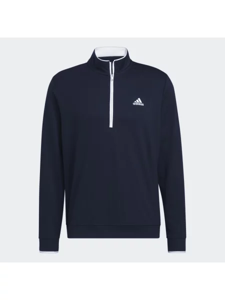 Mikina Quarter-Zip bílá