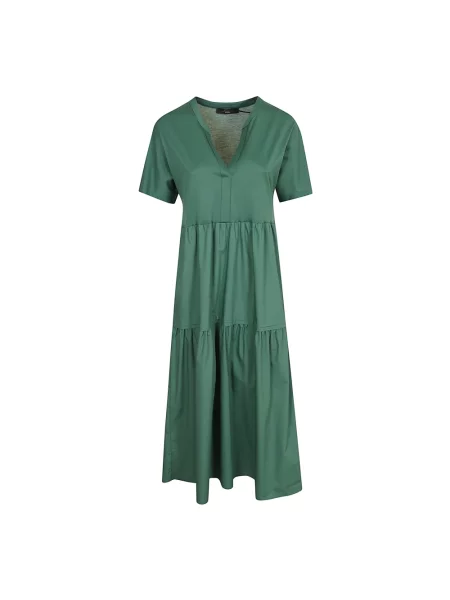Sukienka midi Weekend Max Mara z dżerseju zielona