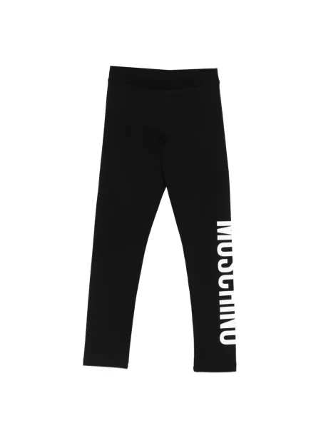 Legginsy dziecięce Moschino czarne