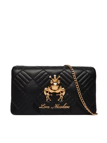 LOVE MOSCHINO Ročna torba črna