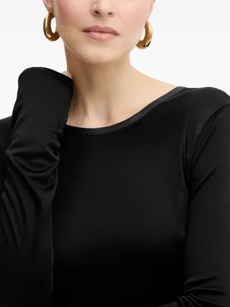 Костюм макси рокля Patrizia Pepe до коляното черно