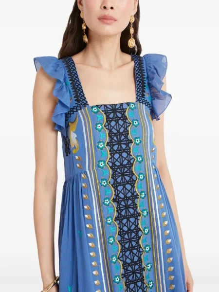 Костюм рокля Temperley London синьо