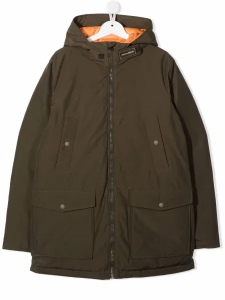 Płaszcz dziecięcy Woolrich zielony