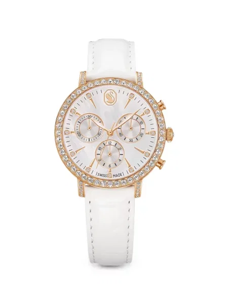Ceas Swarovski alb
