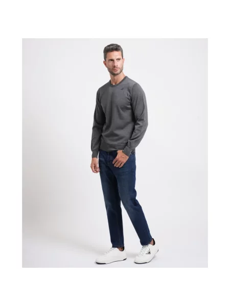 Sweter K-way wełniany szary