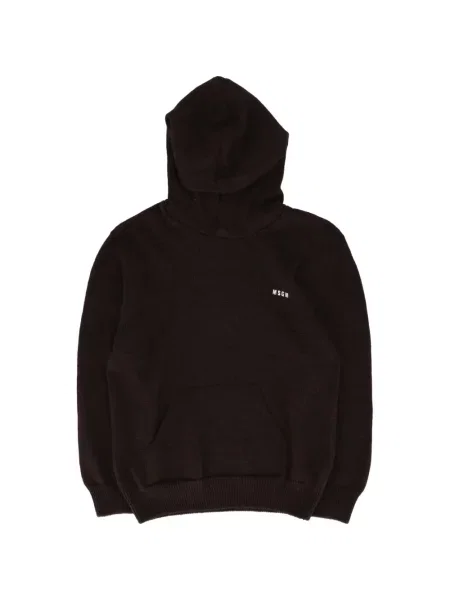 Bluza z kapturem dziecięca Msgm brązowa