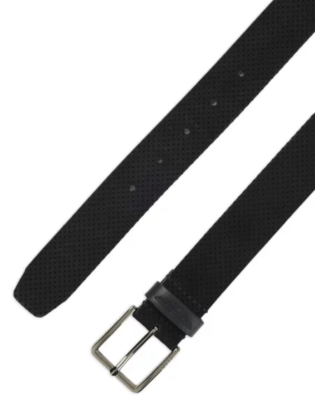 Cu centură curea Boss din piele negru
