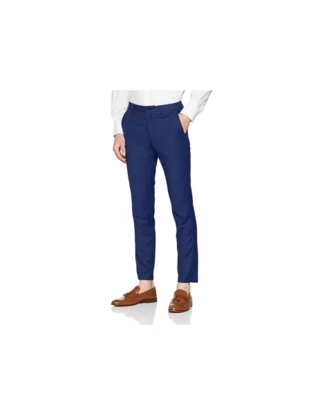 Spodnie Jack & Jones biznesowe granatowe