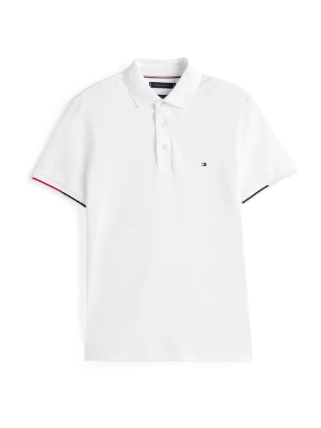 TOMMY HILFIGER Tricou bleumarin / roșu alb