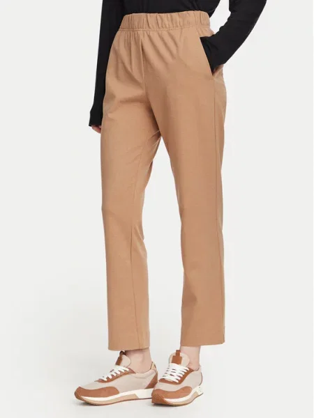 Weekend Max Mara Pantaloni din Elfo maro