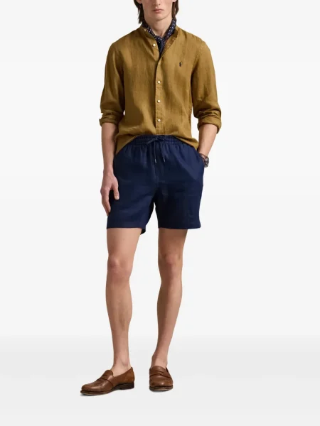 Șosete Polo Ralph Lauren de in cu dungi cu autograf negru