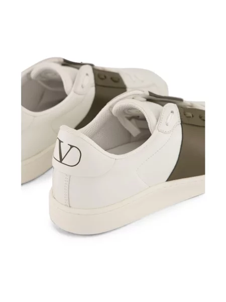 Lniane sneakersy Valentino Garavani białe