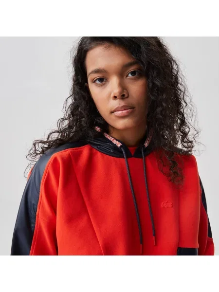 Lacoste Bluza Lacoste czerwona