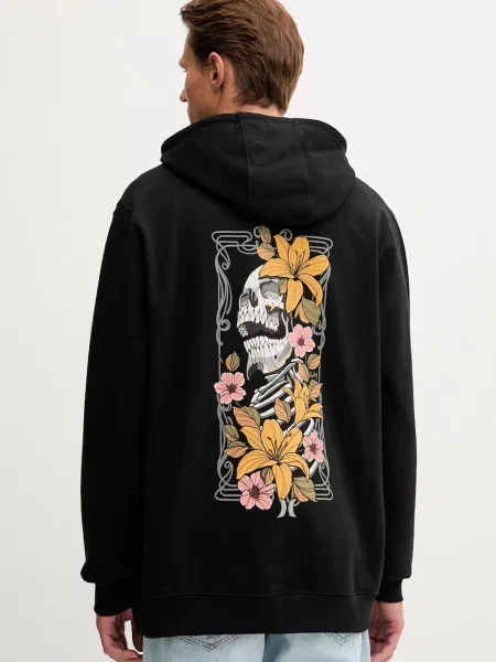 Hurley dukserica sa kapuljačom za muškarce od pamuka crna