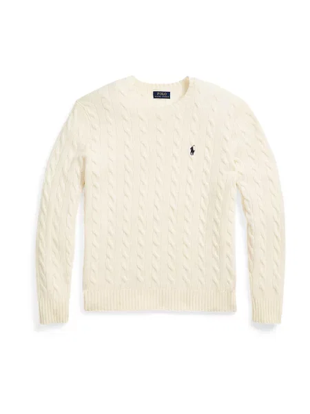 Ralph Lauren Pulover ecru / bleumarin