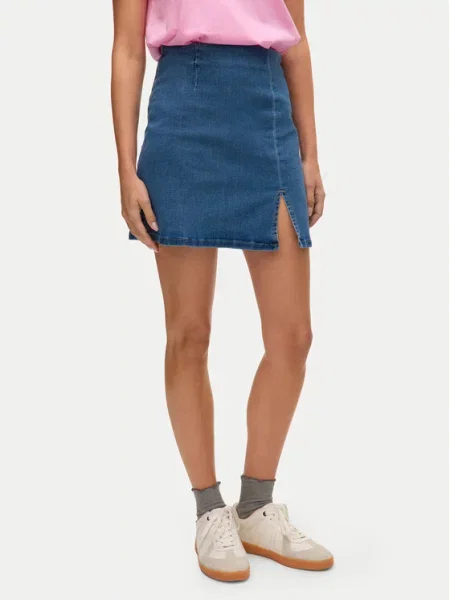 Vero Moda Fustă de blugi Nelly albastru