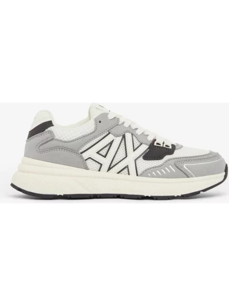Buty do biegania Armani Exchange Contemporary Signature szary czarny 38 biały