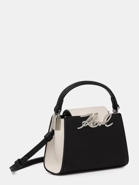 Karl Lagerfeld сумка крос-боді шкіряна K/SIGNATURE